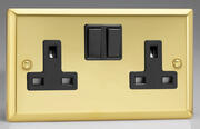 Victorian Brass - Sockets with Black Inserts product image