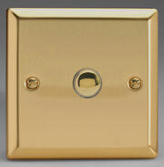 Victorian Brass - Impulse Push On/Off Light Switches product image