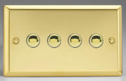 Victorian Brass - Impulse Push On/Off Light Switches product image 4