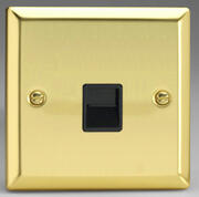 Victorian Brass - Telephone Sockets with Black Inserts product image 2