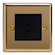 Victorian Brass - USB Sockets with Black Inserts product image 6