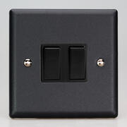 Varilight Matt Black Light Switches product image 2