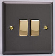 Varilight - Vogue Slate Grey - Light Switches product image 2