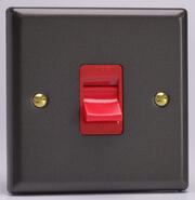 Varilight - Vogue Slate Grey - Cooker Switches product image