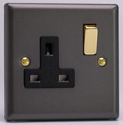 Varilight - Vogue Slate Grey - Sockets product image 2