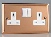 Varilight Copper Sockets White product image