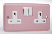 Rainbow Range Switched Sockets - Rose Pink product image