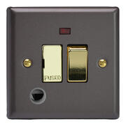 Varilight - Fused Spurs / Connection Units - Vogue Slate Grey product image 3