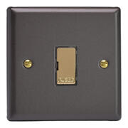 Varilight - Fused Spurs / Connection Units - Vogue Slate Grey product image 4