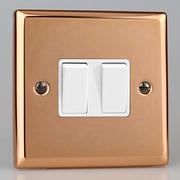 Varilight Copper Light Switches White product image 7