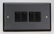 Varilight Matt Black Light Switches product image 4