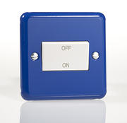 Rainbow Range 3 Pole Fan Isolator Switch - Reflex Royal Blue product image