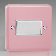 Rainbow Range 3 Pole Fan Isolator Switch - Rose Pink product image