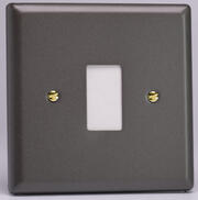 Varilight - PowerGrid Range - Vogue - Slate Grey - Grid Plates - c/w Grid Frame product image