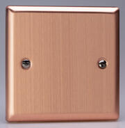 Varilight Brushed Copper - Blanks & Flex Outlet Plates product image