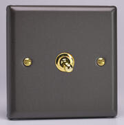 Varilight - Toggle Switches - Vogue Slate Grey product image