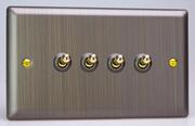 Varilight - Toggle Light Switches - Antique Brass product image 4