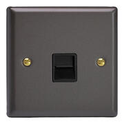 Varilight - Telephone Sockets - Vogue Slate Grey product image