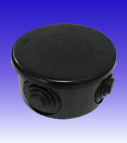 Wiska 77mm x 40mm Circular ABS Box IP55 - Black product image