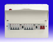 Wylex - 9 & 14 way Consumer Units c/w Dual RCD, SPD & MCBs product image