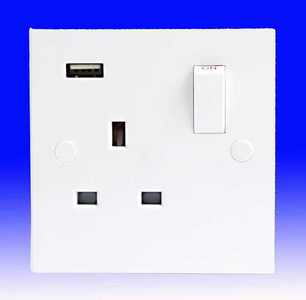 13A Single DP Switched Socket with x 