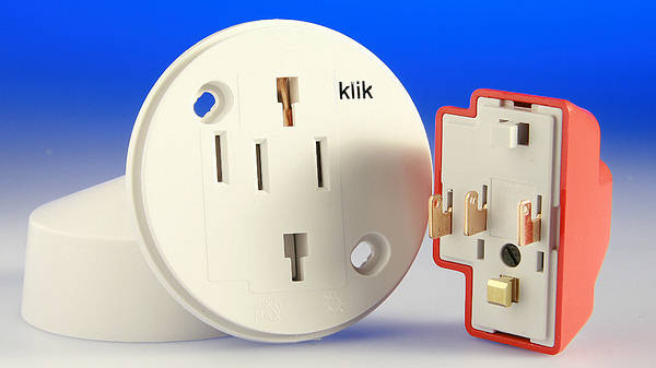 Klik 6A 4 Pin Plug in Ceiling Rose wiring diagram for emergency lighting 