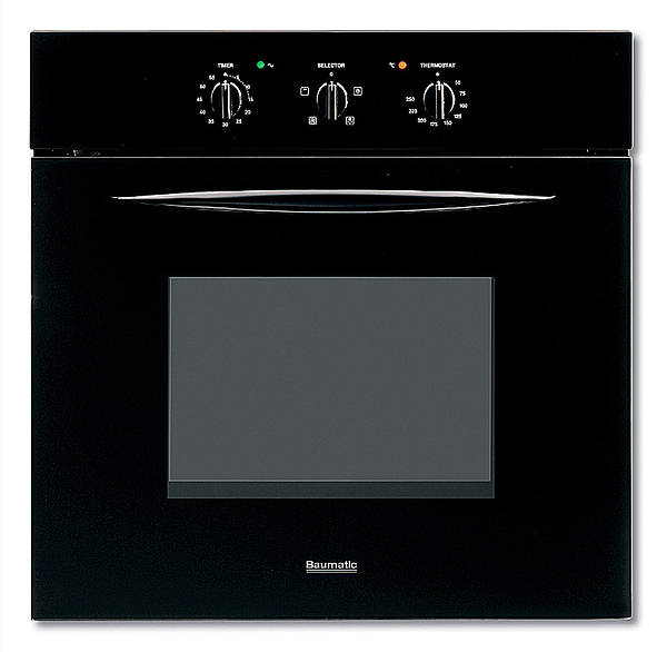 Black fan assisted oven