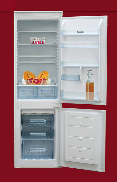 Built in Combi Frost Free Fridge Freezer 251 litres Baumatic