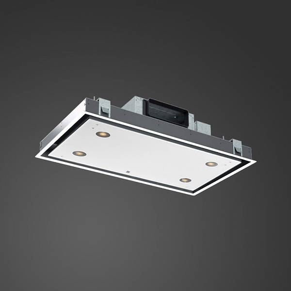 Hotte de plafond - LA-90-GEALUX-WG - Luxair Cooker Hoods Kitchen Extractors  - avec éclairage intégré