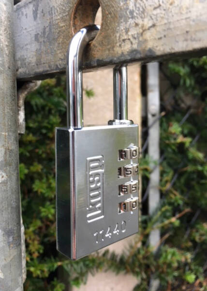 Marine clearance combination lock