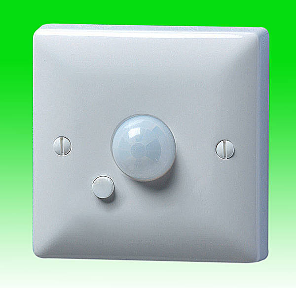 Wall PIR Occupancy Light Switch - 2 Wire