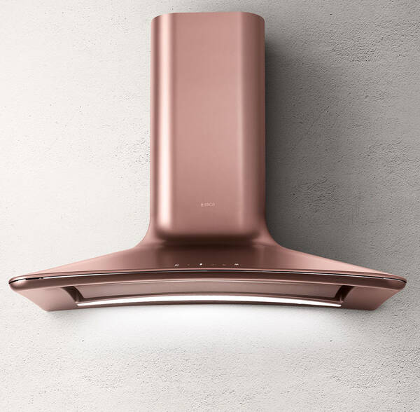 Copper cooker shop hood extractor