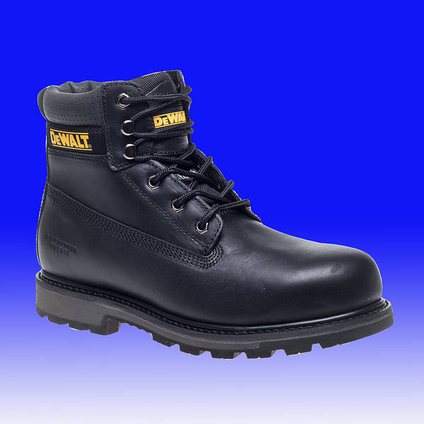 black dewalt work boots