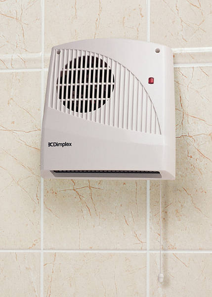 2kw Bathroom Wall Mounted Fan Heater, Heater For Bathroom Wall
