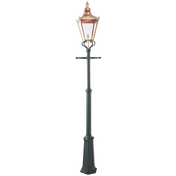 Single cheap lamp post