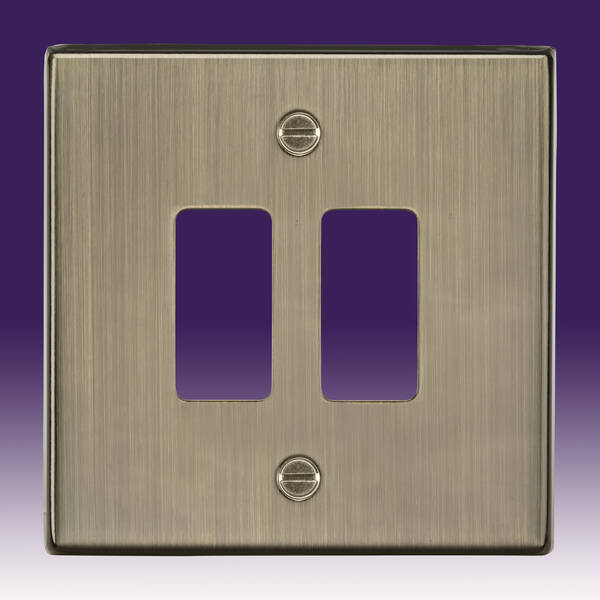 Pass & Seymour SS262 Stainless Steel Wall Plate - 2 Gang Decora/GFCI, Smooth