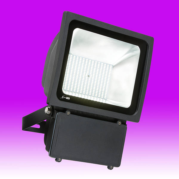 LED Floodlight 130w Black IP65 Knightsbridge FLS130BK