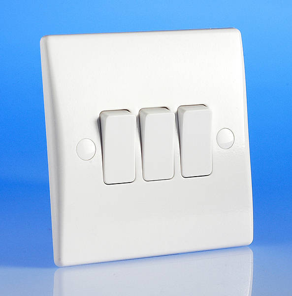 3 Gang 2 Way Light Switch