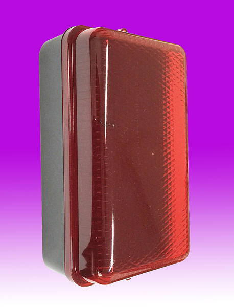 Red sales bulkhead light