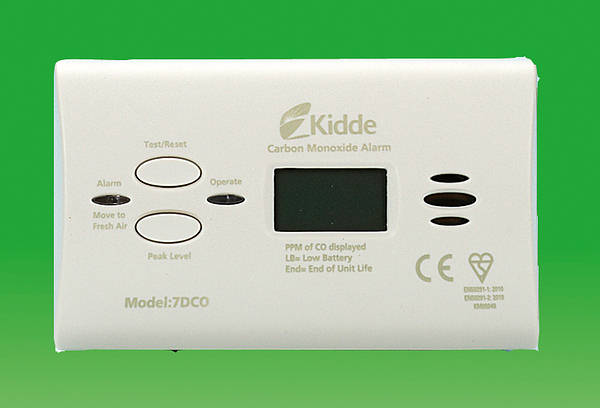 Alarme Monoxyde De Carbone 7CO Détecteur De Monoxyde De Carbone – Alarme Avec Sirène – Sans Fil – Neuf Kidde 7CO