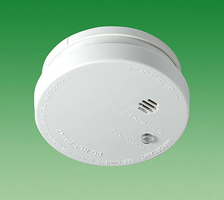 Smoke alarm hush button