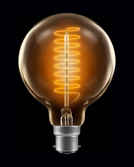 60w BC B22d Globe Lamp Antique Range 64 Anchors 95mm Crompton AB013