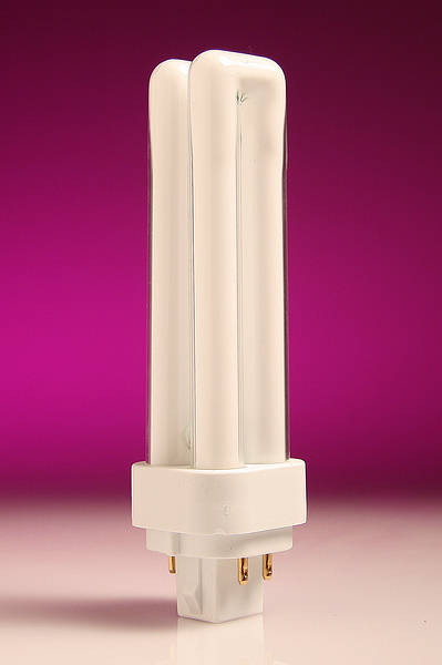 Satco S8339 26W 4-Pin G24q-3 T4 CFL Bulb – 3500K Neutral White, Dimmable, 1825 Lumens