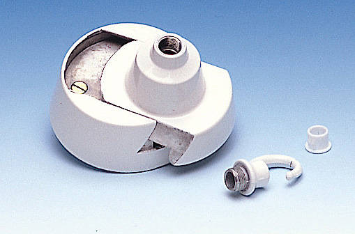 Maestro Plug In Ceiling Rose White