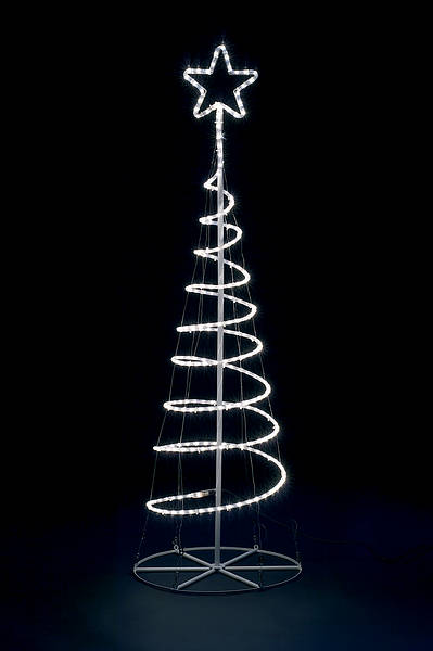 Outdoor Spiral Christmas Trees