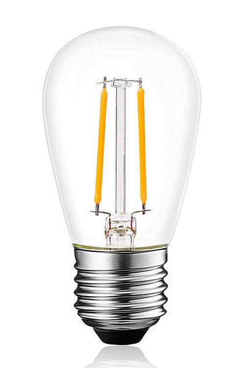 thumbnail image 2 of Norman Lamps LED S11 Medium Base Bulb - 2W, 120V, Warm White 2700K - LED-FS11E26-2W 2 of 3