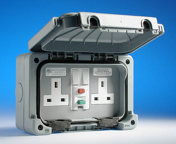 mk rcd double socket