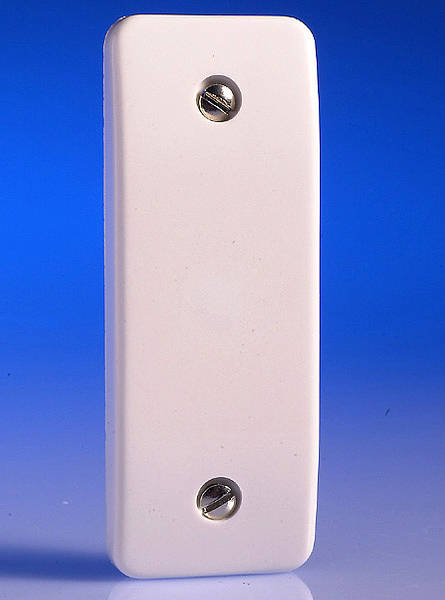 1 Gang Architrave Blank Plate - White wiring accessories 