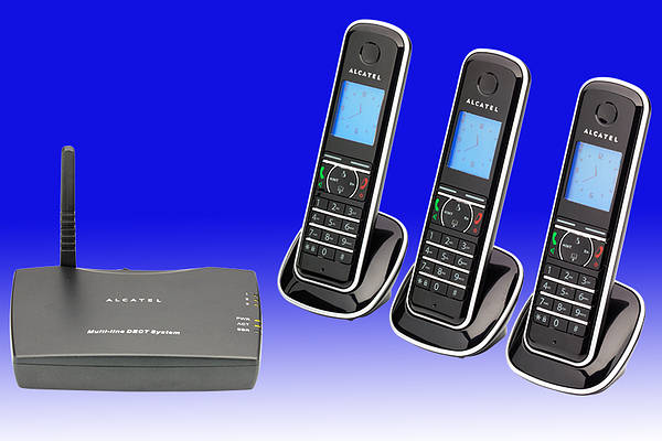 3 line & 12 Extensions DECT Cordless Phone System | Orchid (DECT312)