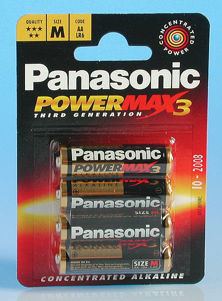 LR6 (AA/MN1500) - Alkaline Batteries Pack of 4